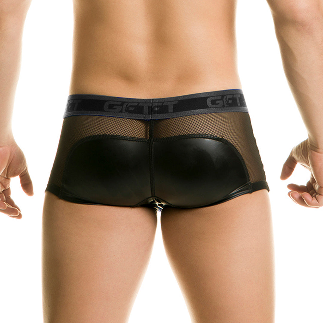 1 Fetiche Black Trunk vista posterior de Gigo Underwear