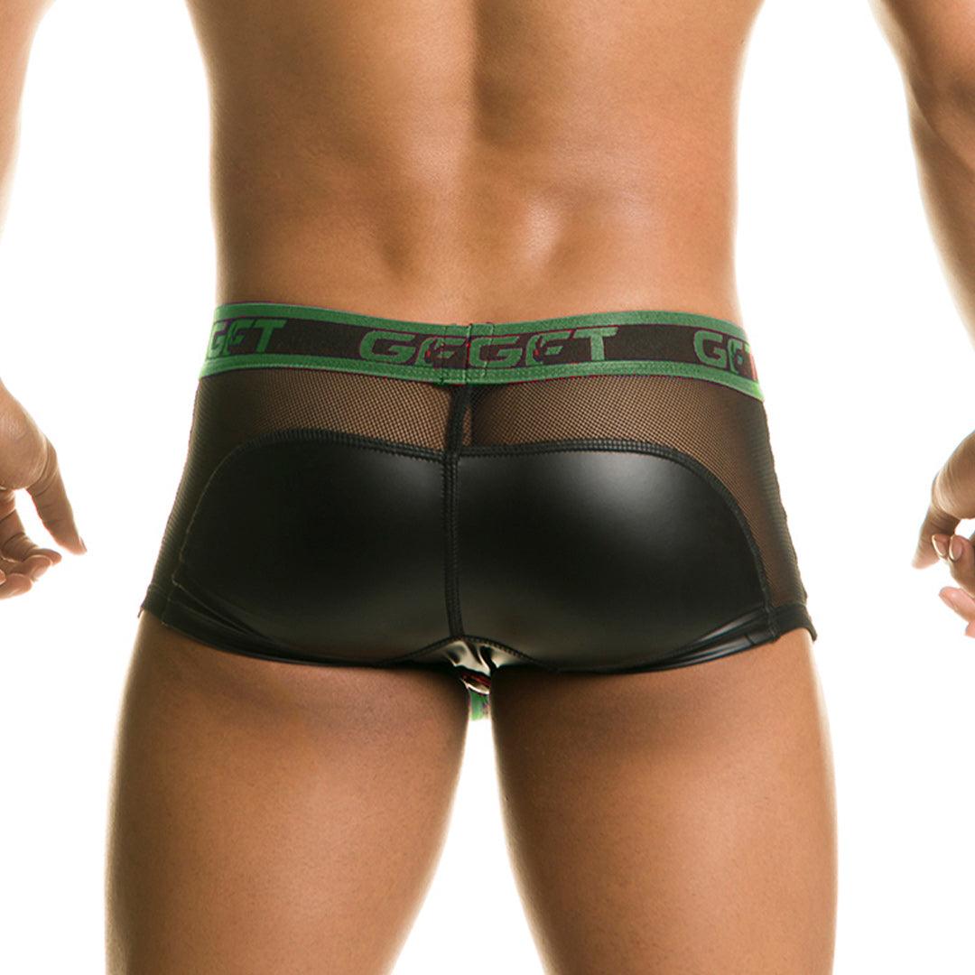 1 FETICHE GREEN TRUNK ZIPPER - Gigo Underwear Colombia