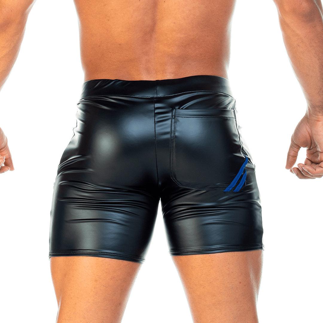 2 FETICHE BLUE SHORT - Gigo Underwear Colombia