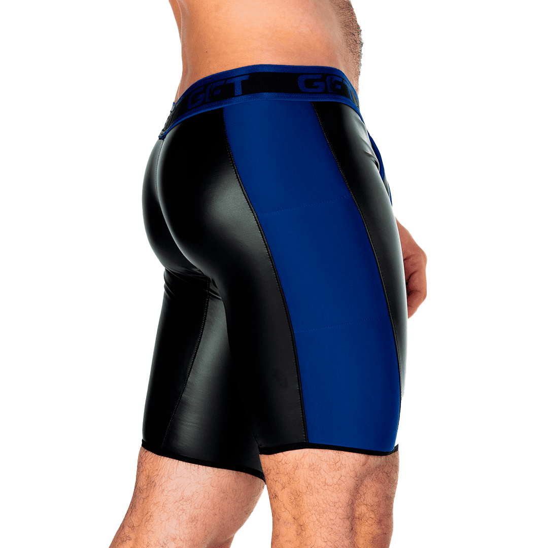 2 FETICHE BLUE TRUNK LONG - Gigo Underwear Colombia