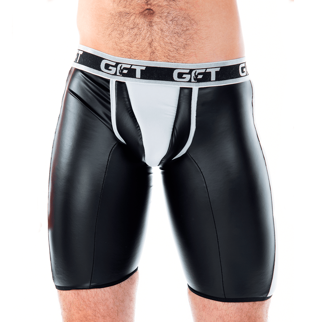 2 FETICHE WHITE TRUNK LONG - Gigo Underwear Colombia