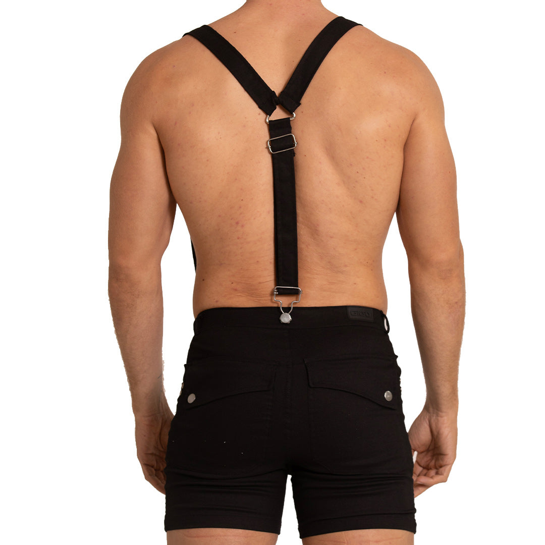 Aventurer Black Short vista posterior de Gigo Underwear