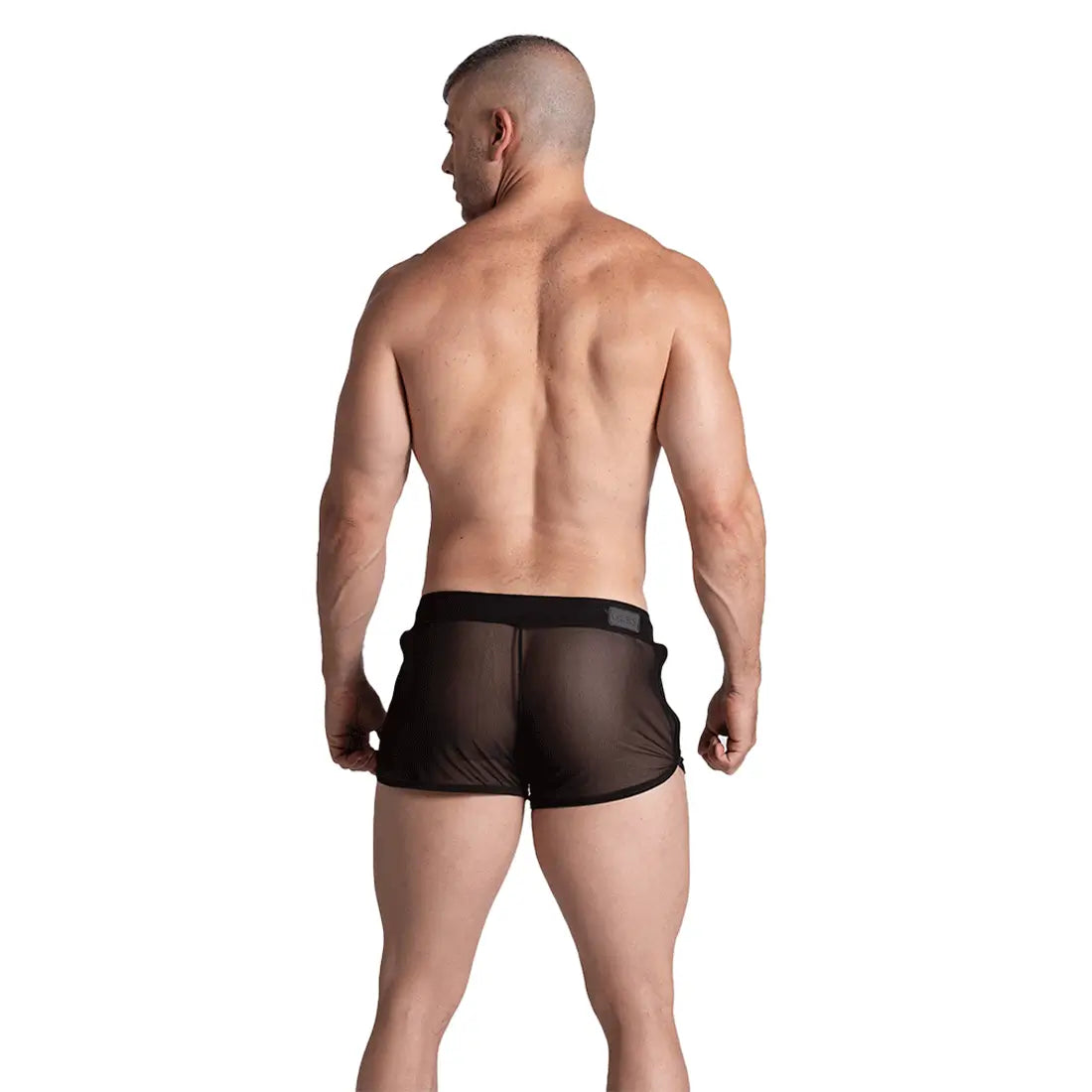 Bahia Black Hotshort en modelo de Gigo Underwear