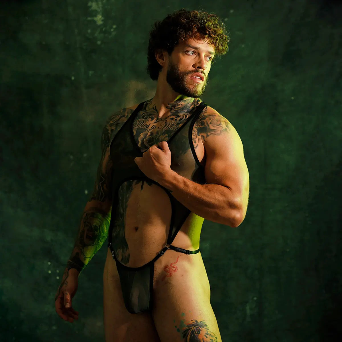 Bahia Green Body en modelo de Gigo Underwear