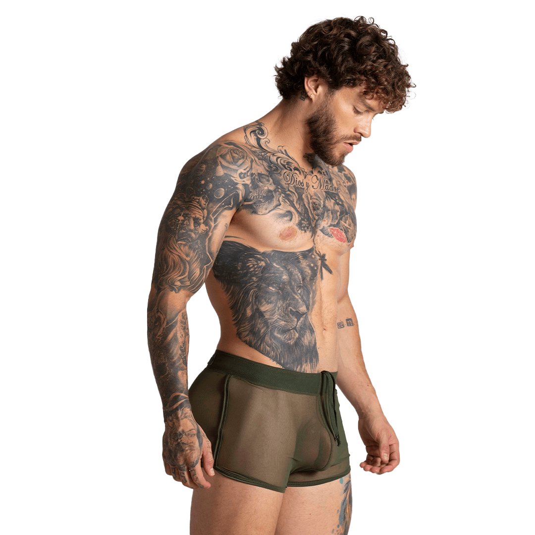 BAHIA GREEN HOTSHORT - Gigo Underwear Colombia