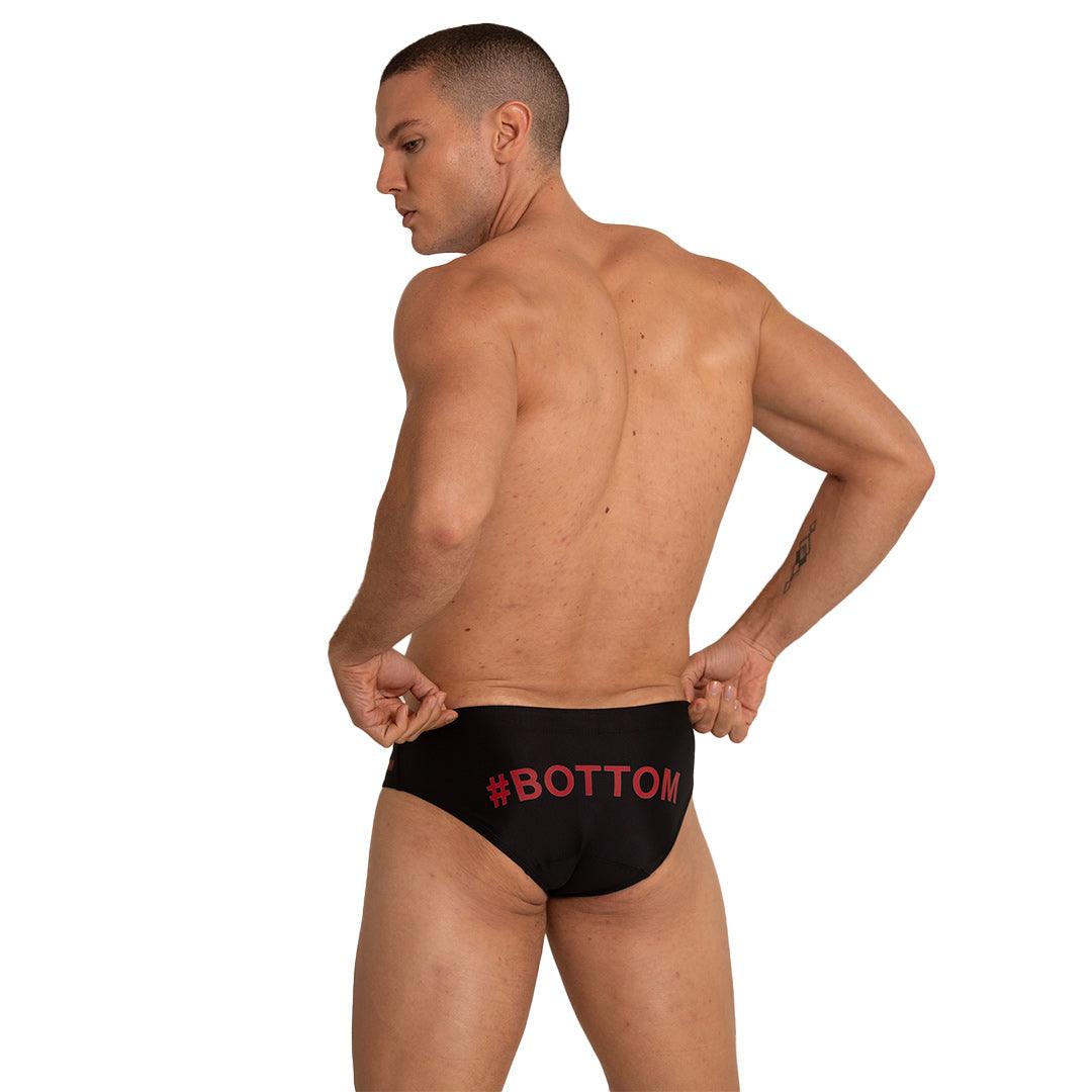 BOTTOM BLACK SWIM BRIEF - Gigo Underwear Colombia