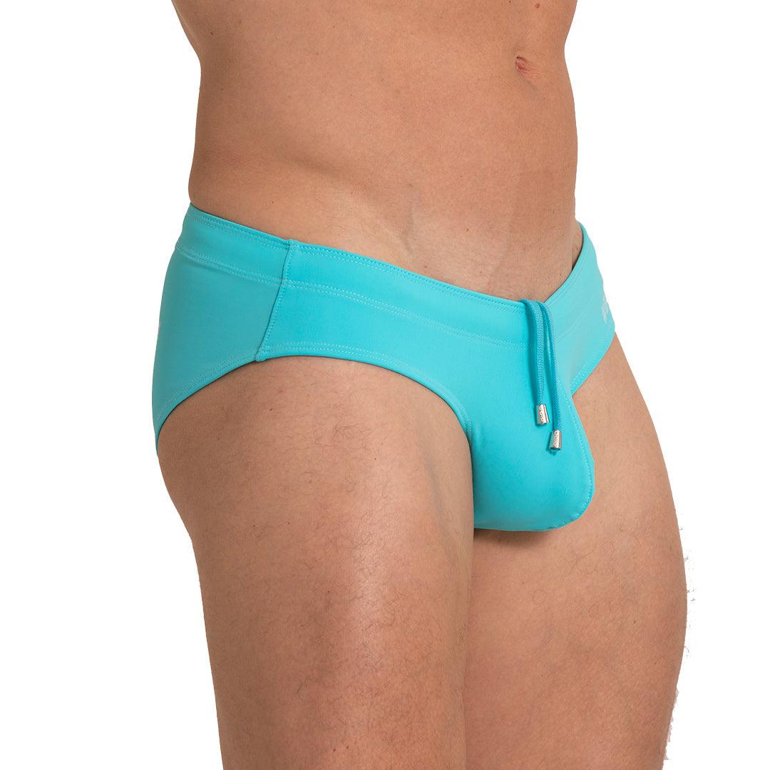 BOTTOM BLUE SWIM BRIEF - Gigo Underwear Colombia