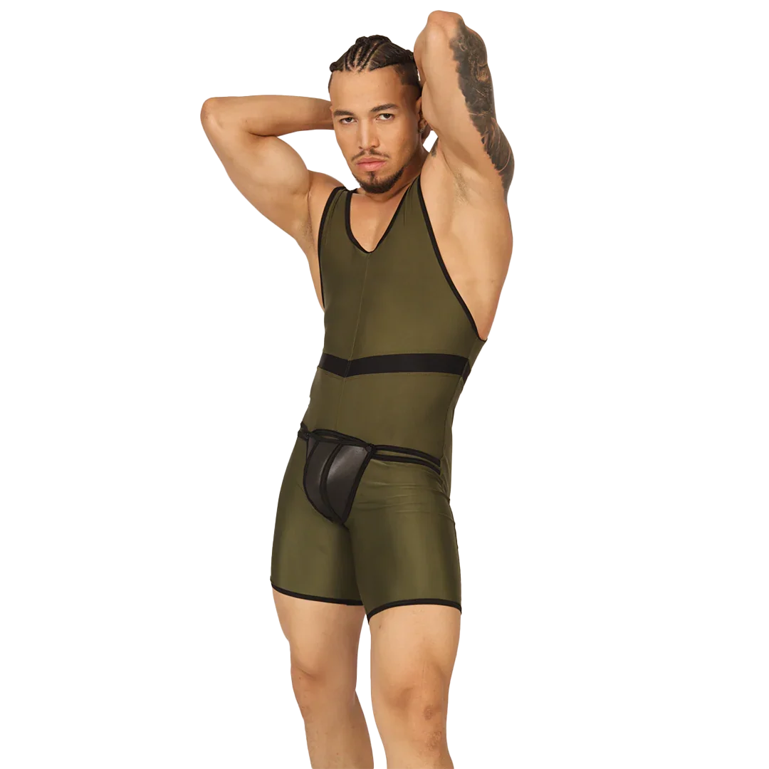 BOXING GREEN BODY - Gigo Underwear Colombia