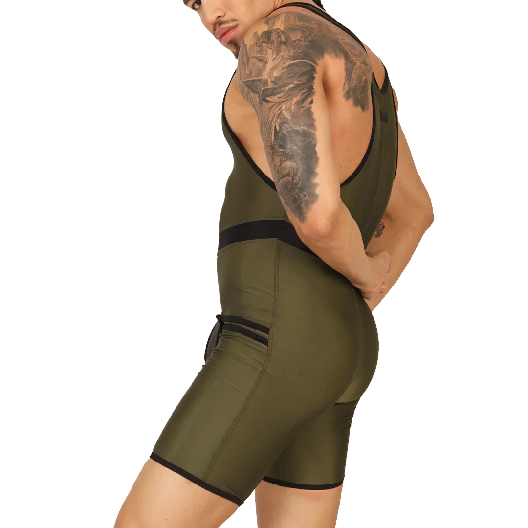 BOXING GREEN BODY - Gigo Underwear Colombia