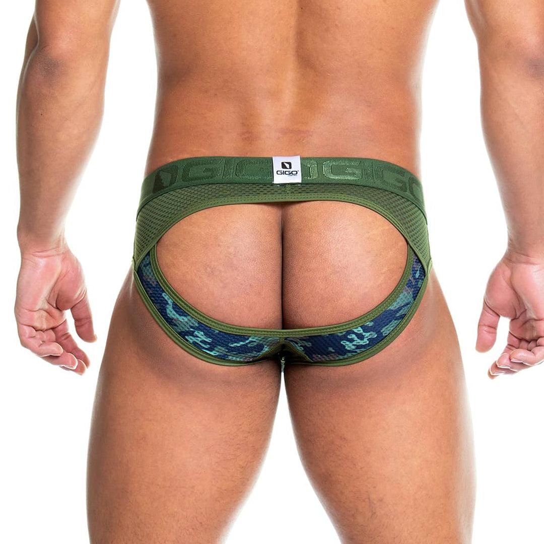 CAMO GREEN BRIEF JOCKSTRAP - Gigo Underwear Colombia