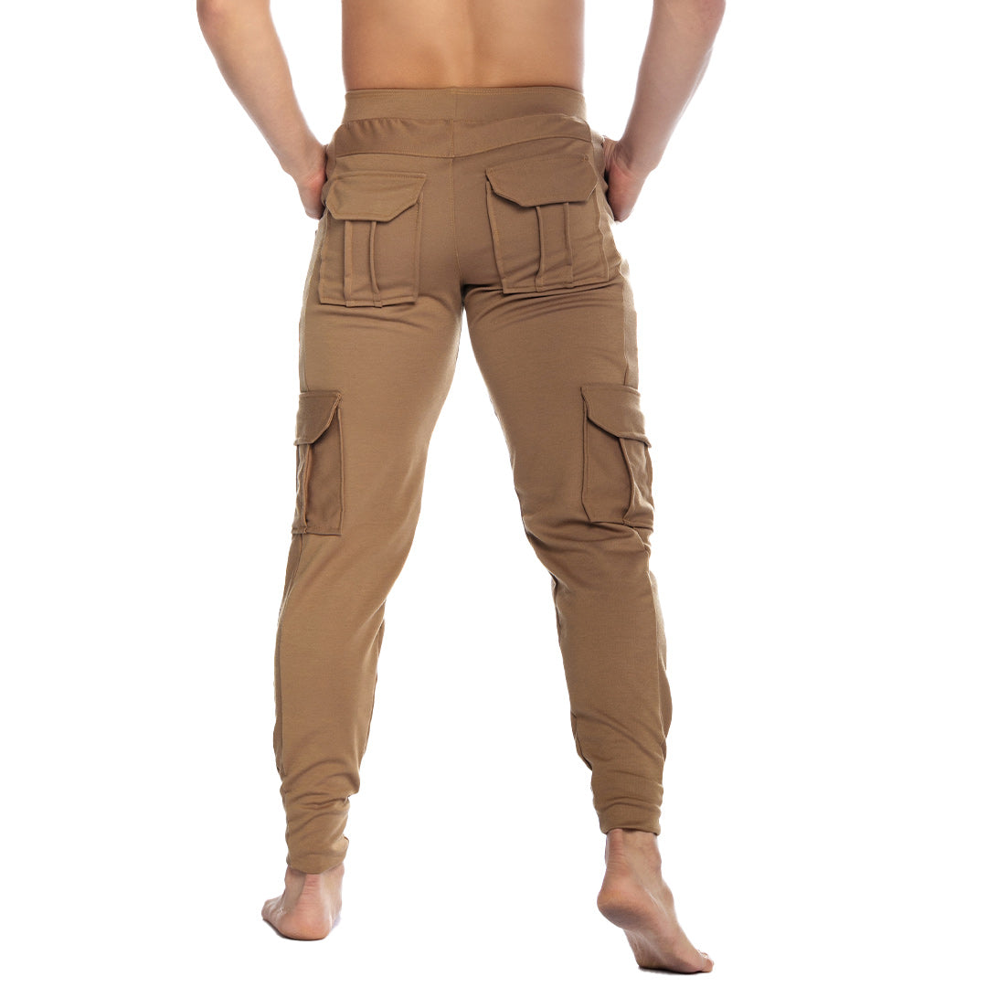 Cargo Caqui Sportpants vista posterior de Gigo Underwear
