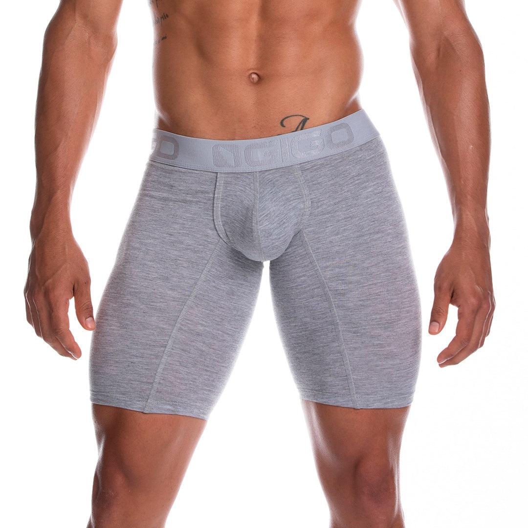 CAUTIOUS GRAY TRUNK LONG - Gigo Underwear Colombia