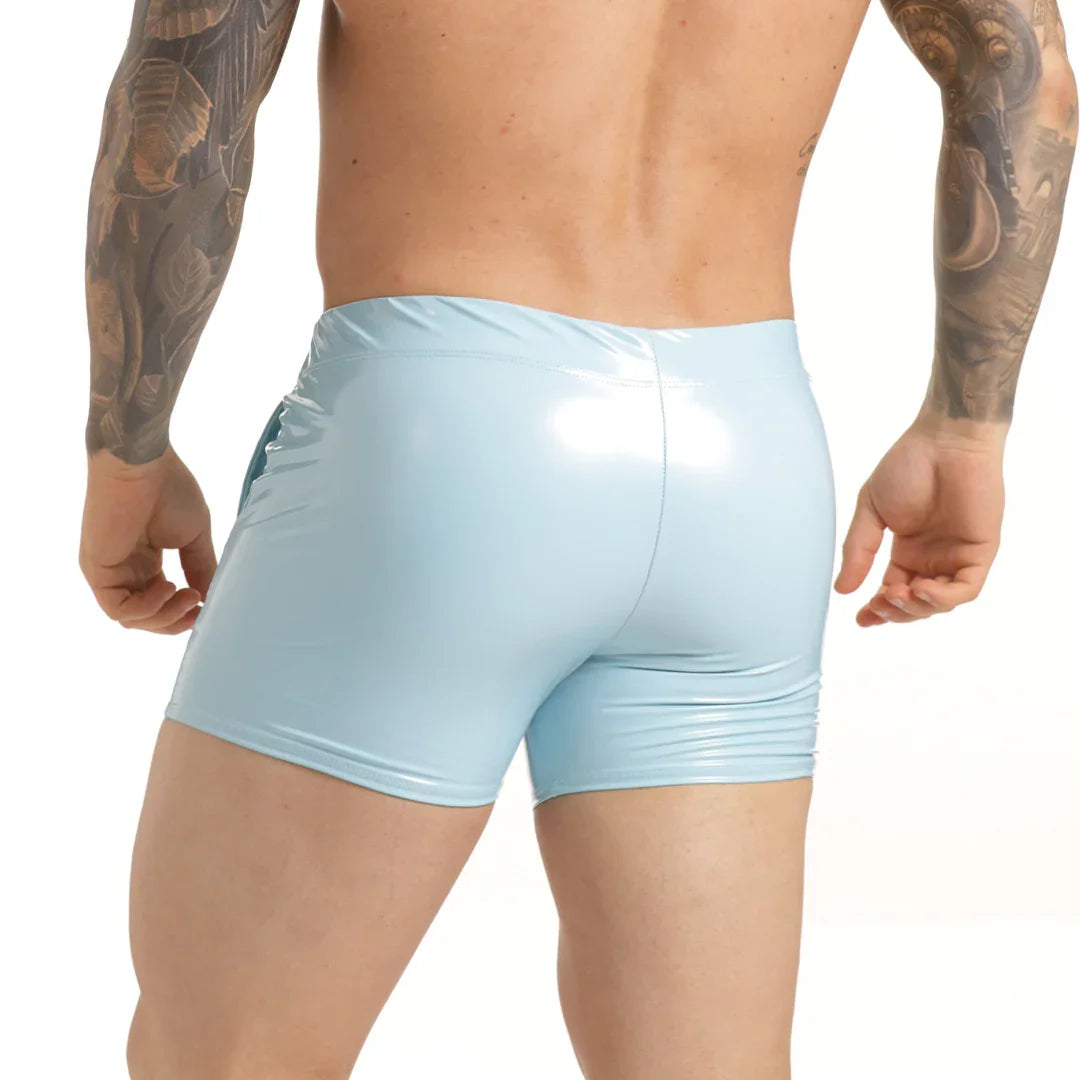 CHAROL BLUE HOTSHORT - Gigo Underwear Colombia