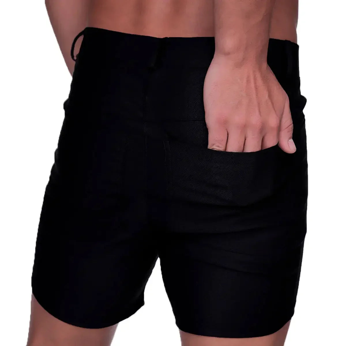 CLASSIC FOREVER BLACK SHORT - Gigo Underwear Colombia