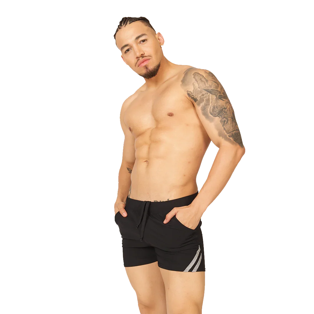 CLUB BLACK SHORT - Gigo Underwear Colombia