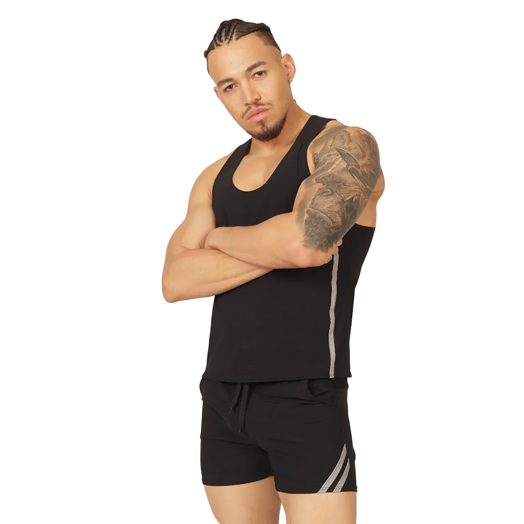 CLUB BLACK TANK - Gigo Underwear Colombia