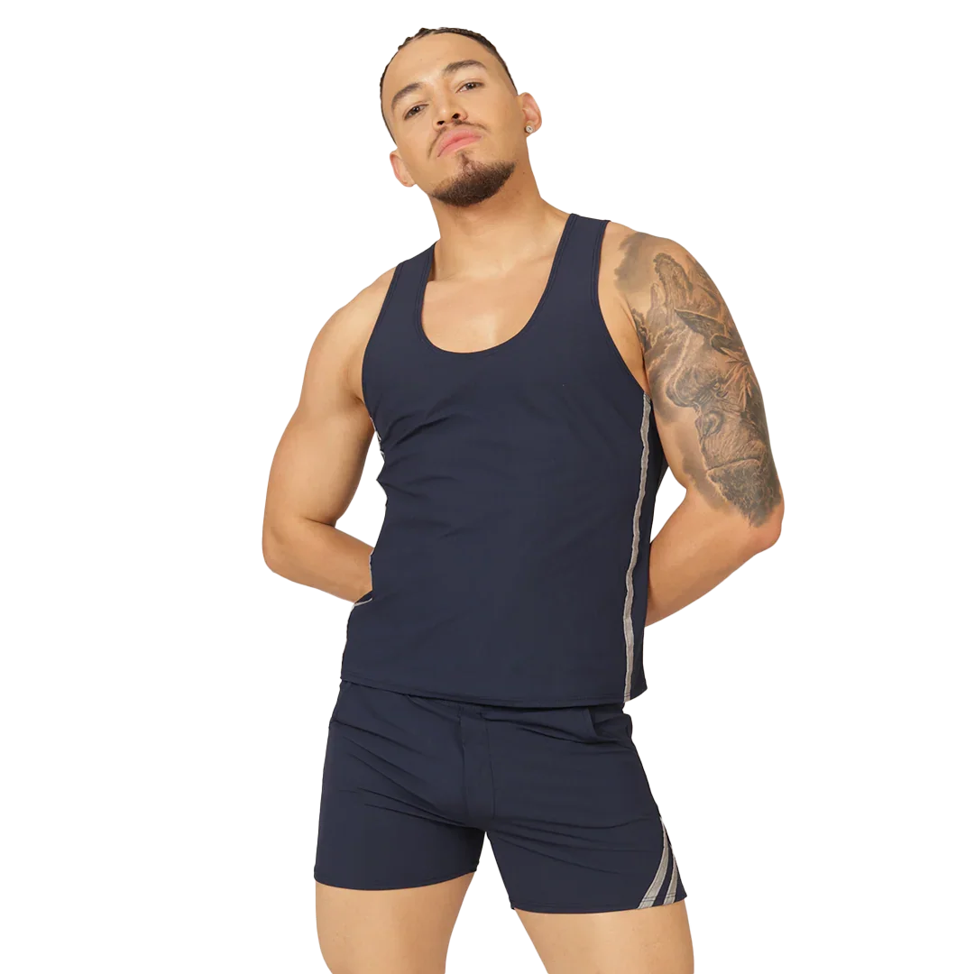 CLUB BLUE TANK - Gigo Underwear Colombia