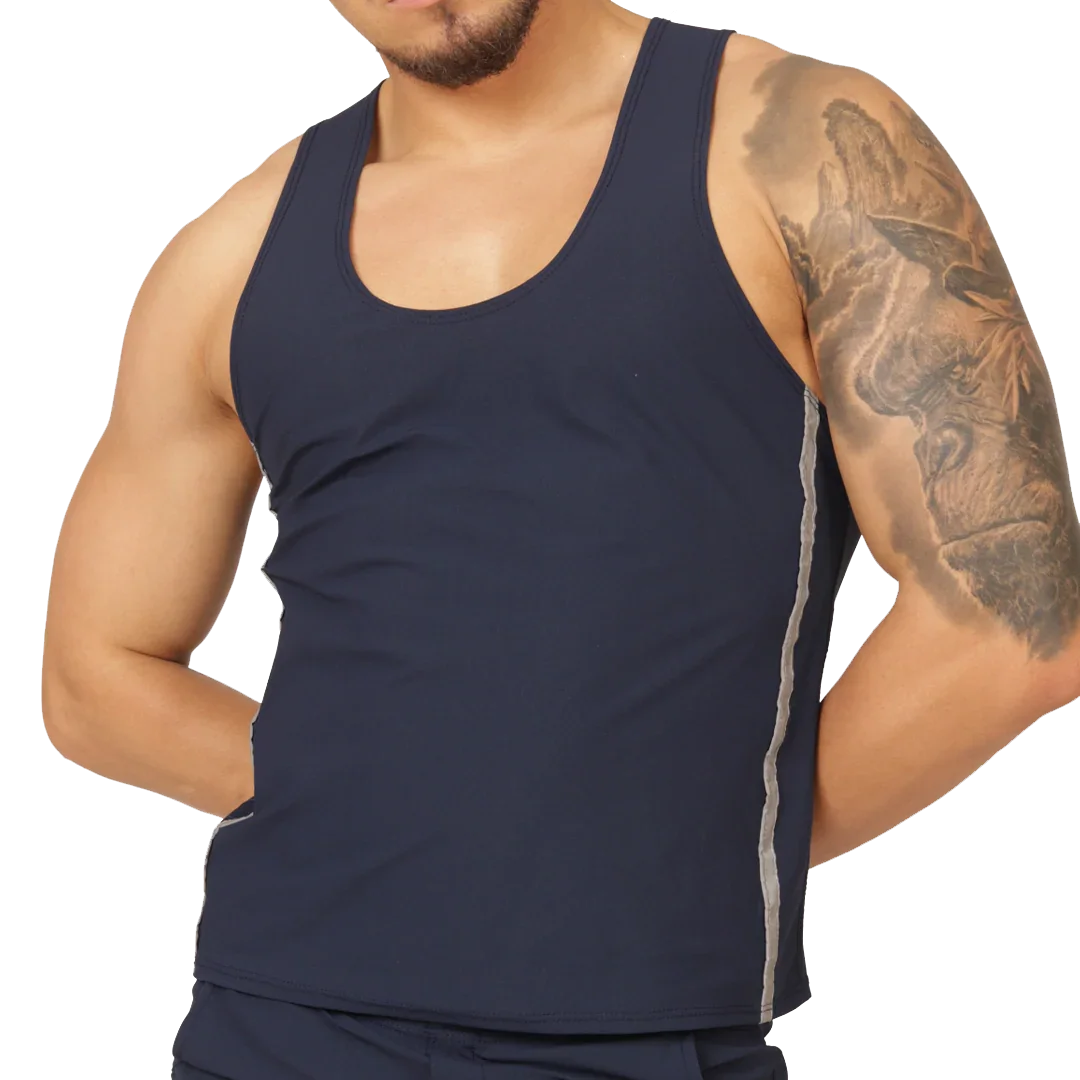 CLUB BLUE TANK - Gigo Underwear Colombia