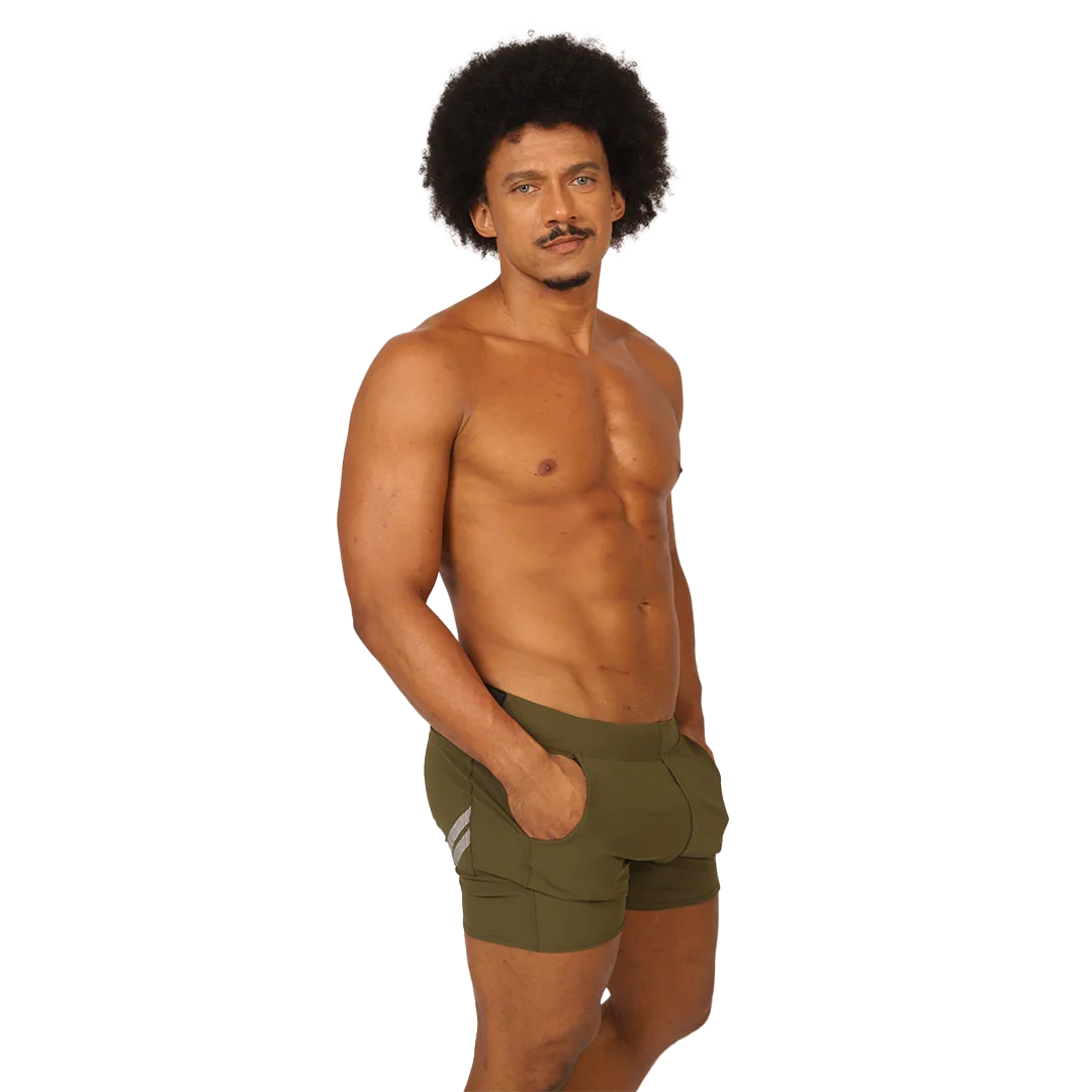 CLUB GREEN SHORT - Gigo Underwear Colombia