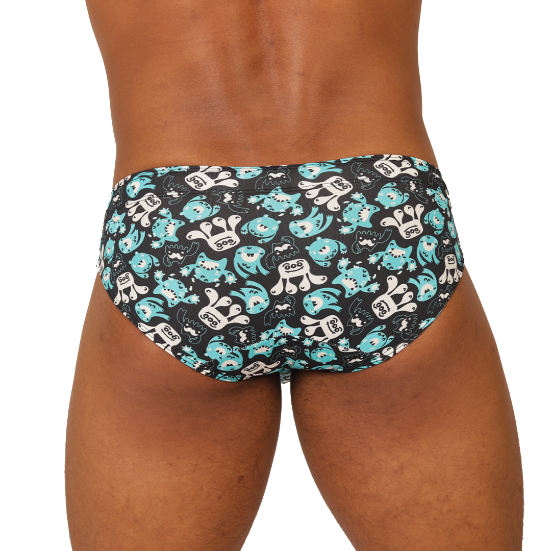 COMICS SWIMBRIEF - Brief Masculino Audaz con Pretina Contraste