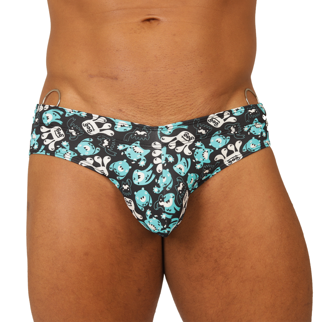COMICS SWIMBRIEF - Brief Masculino Audaz con Pretina Contraste
