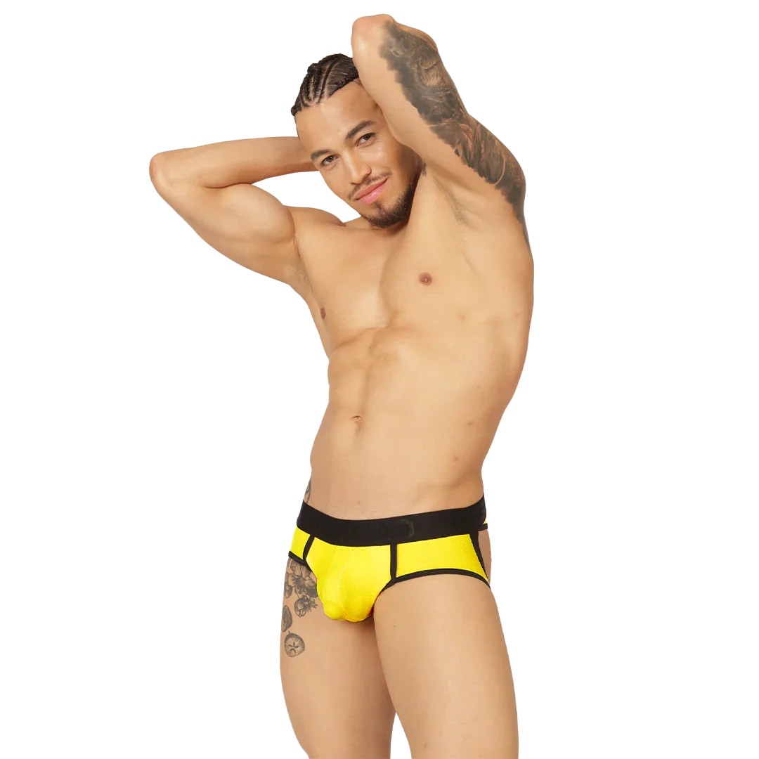 COOL YELLOW JOCK THONG - Gigo Underwear Colombia