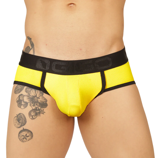 COOL YELLOW JOCK THONG - Gigo Underwear Colombia