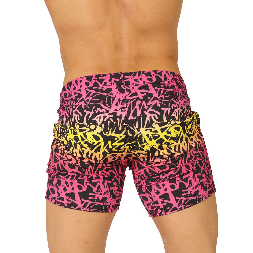 CRAZY BEACHWEAR - Brief Masculino Audaz con Pretina Contraste