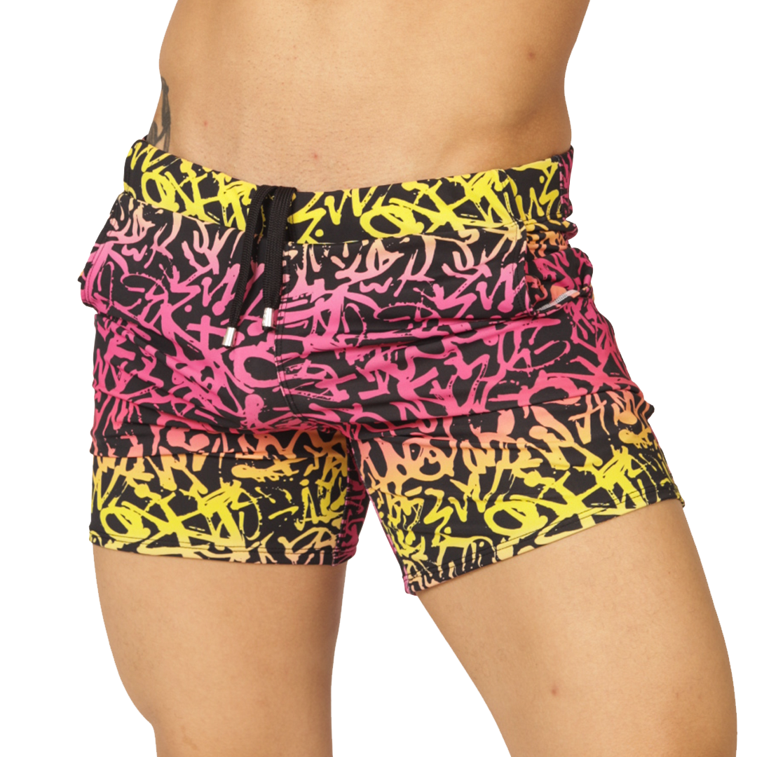 CRAZY BEACHWEAR - Brief Masculino Audaz con Pretina Contraste