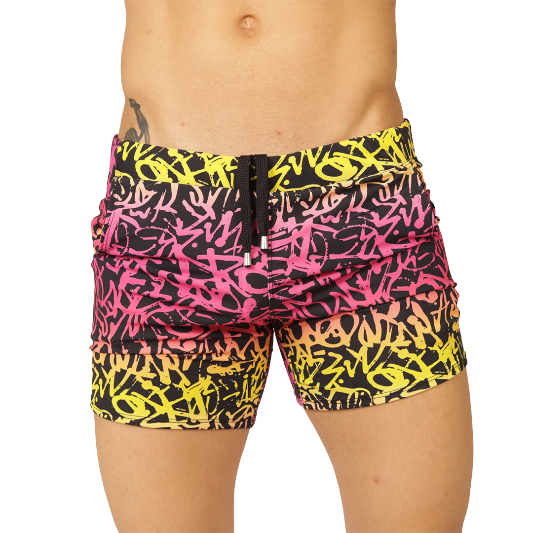 CRAZY BEACHWEAR - Brief Masculino Audaz con Pretina Contraste