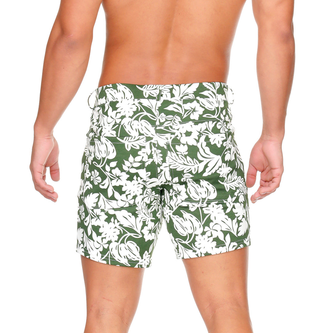 DYNASTY GREEN SHORT - Pantaloneta corta estampados para hombres