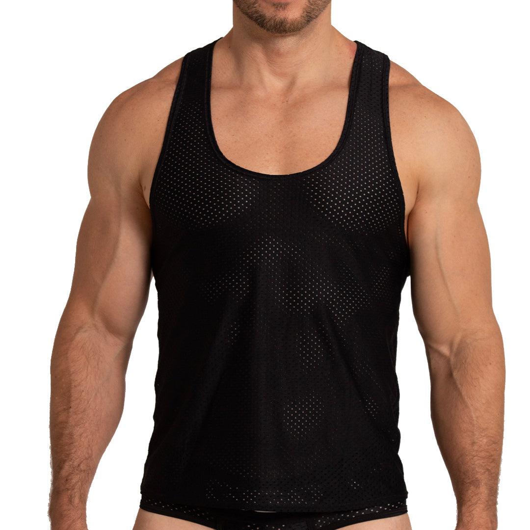 ENERGETIC BLACK TANK - Gigo Underwear Colombia