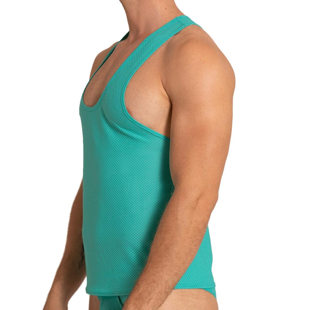 ENERGETIC GREEN TANK - Gigo Underwear Colombia