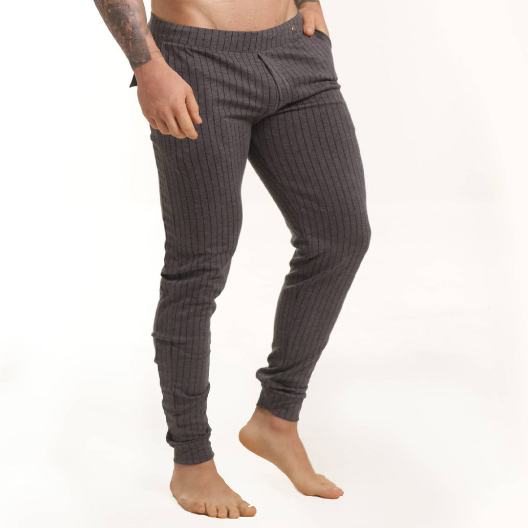 Casual Gray Sportpants vista frontal de Gigo Underwear