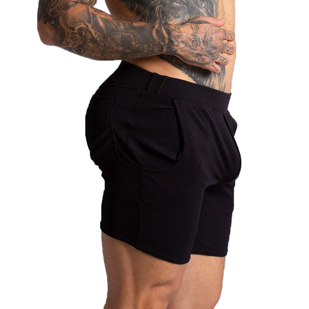 F FETISH BLACK SHORT - Gigo Underwear Colombia