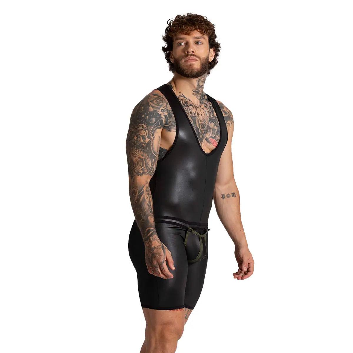 F FETISH GREEN BODY - Gigo Underwear Colombia