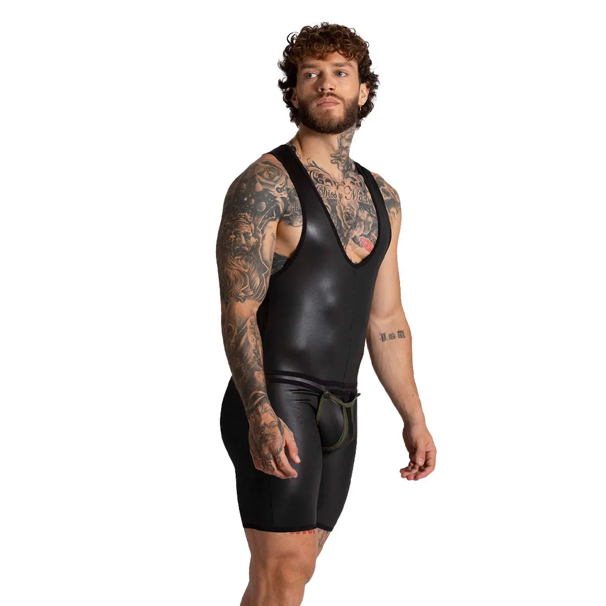 F Fetish Green Body en modelo de Gigo Underwear