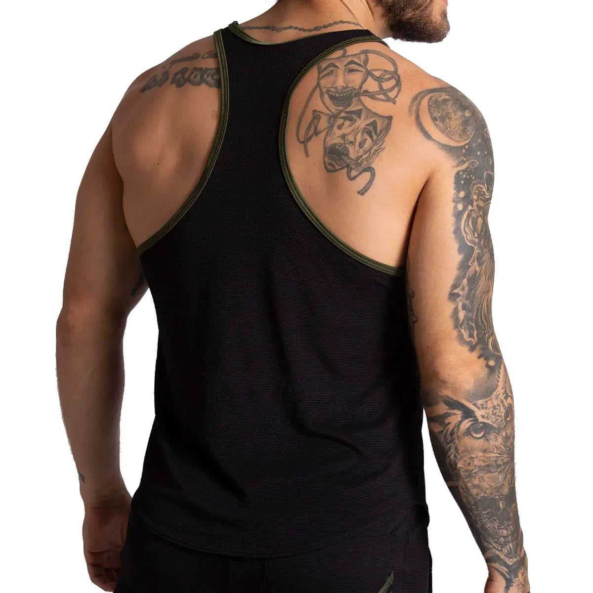 F FETISH GREEN TANK - Gigo Underwear Colombia
