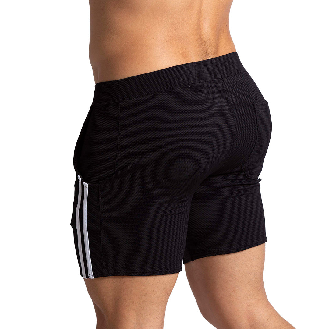 F Fetish White Short vista posterior de Gigo Underwear