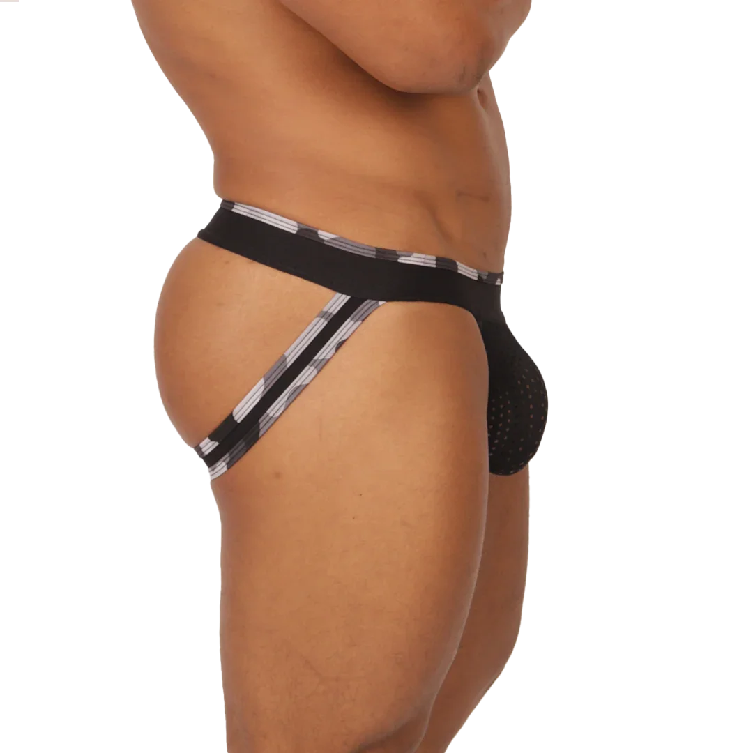 FEELING BLACK JOCKSTRAP - Gigo Underwear Colombia