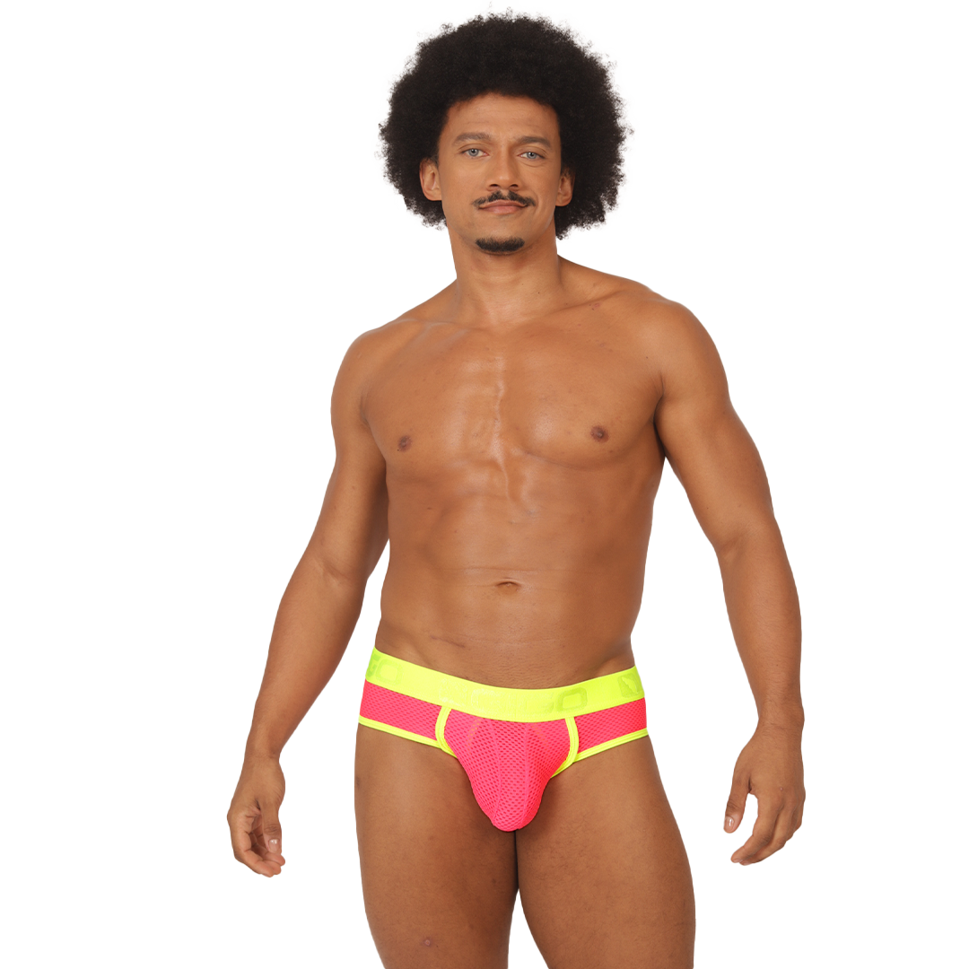 FEELING CANDY BRIEF - Brief Masculino Audaz con Pretina Contraste