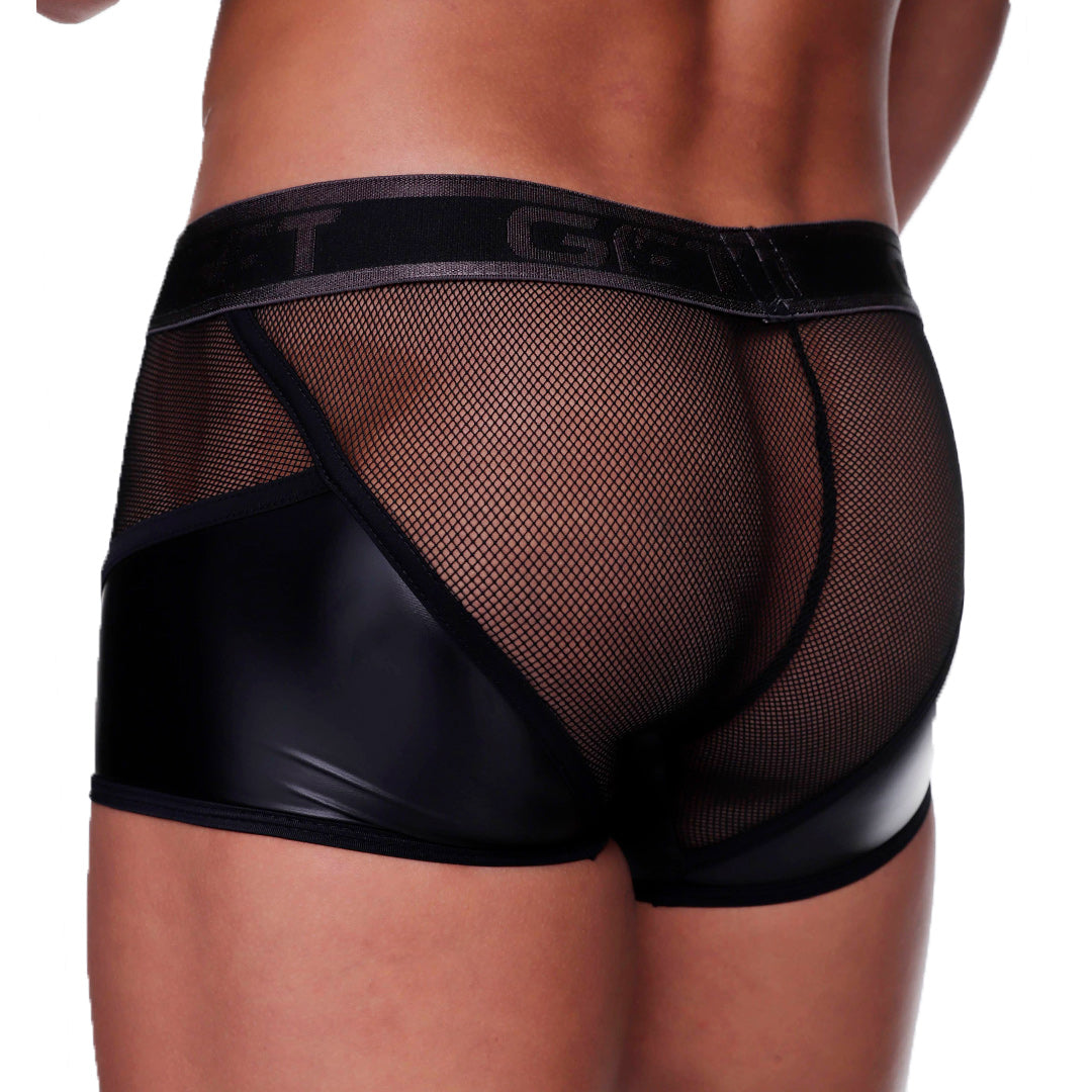 Fetish Black Trunk vista posterior de Gigo Underwear