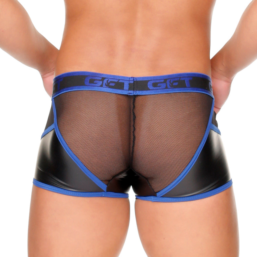 Fetish Blue Trunk vista posterior de Gigo Underwear