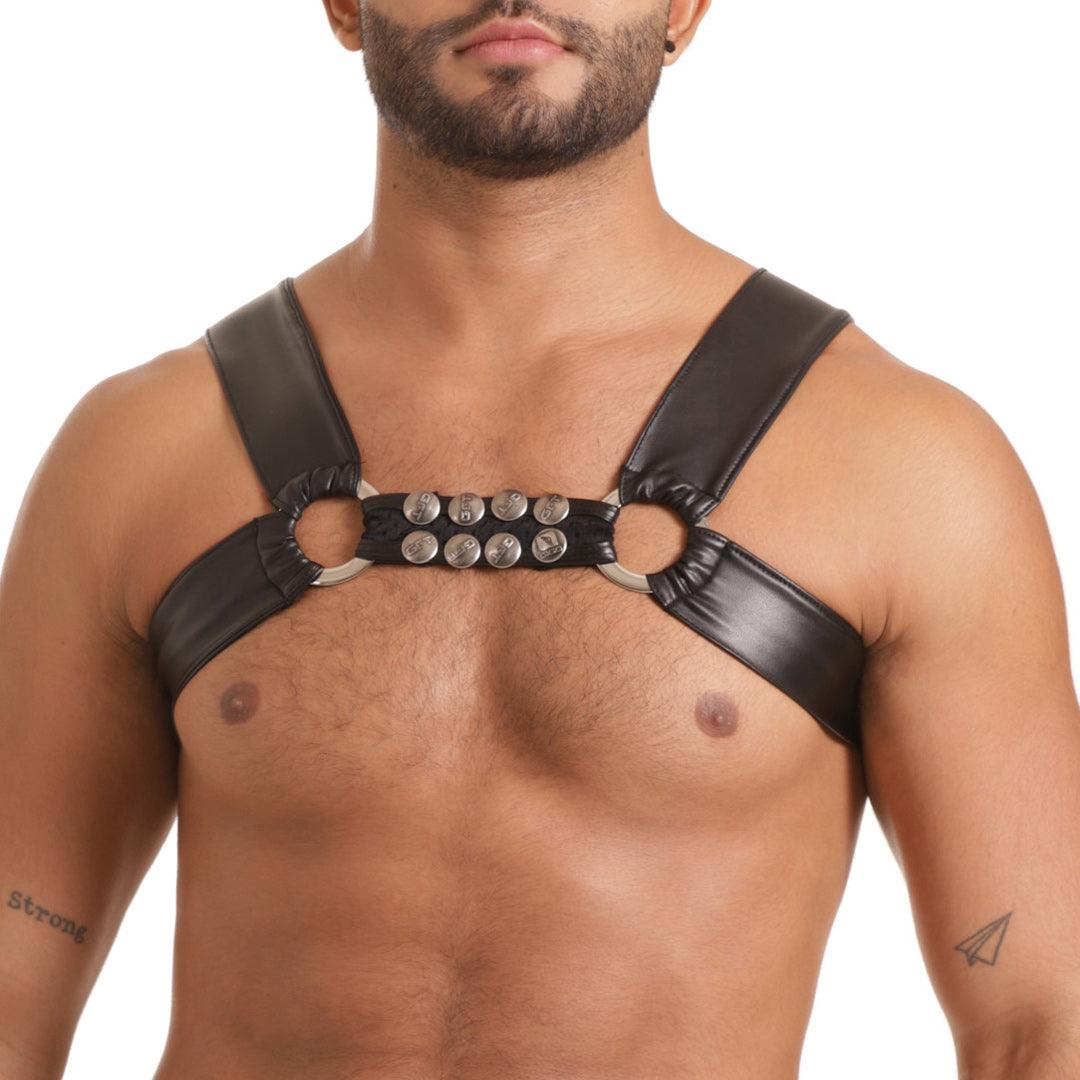FETISH LEATHER HARNESS - Gigo Underwear Colombia