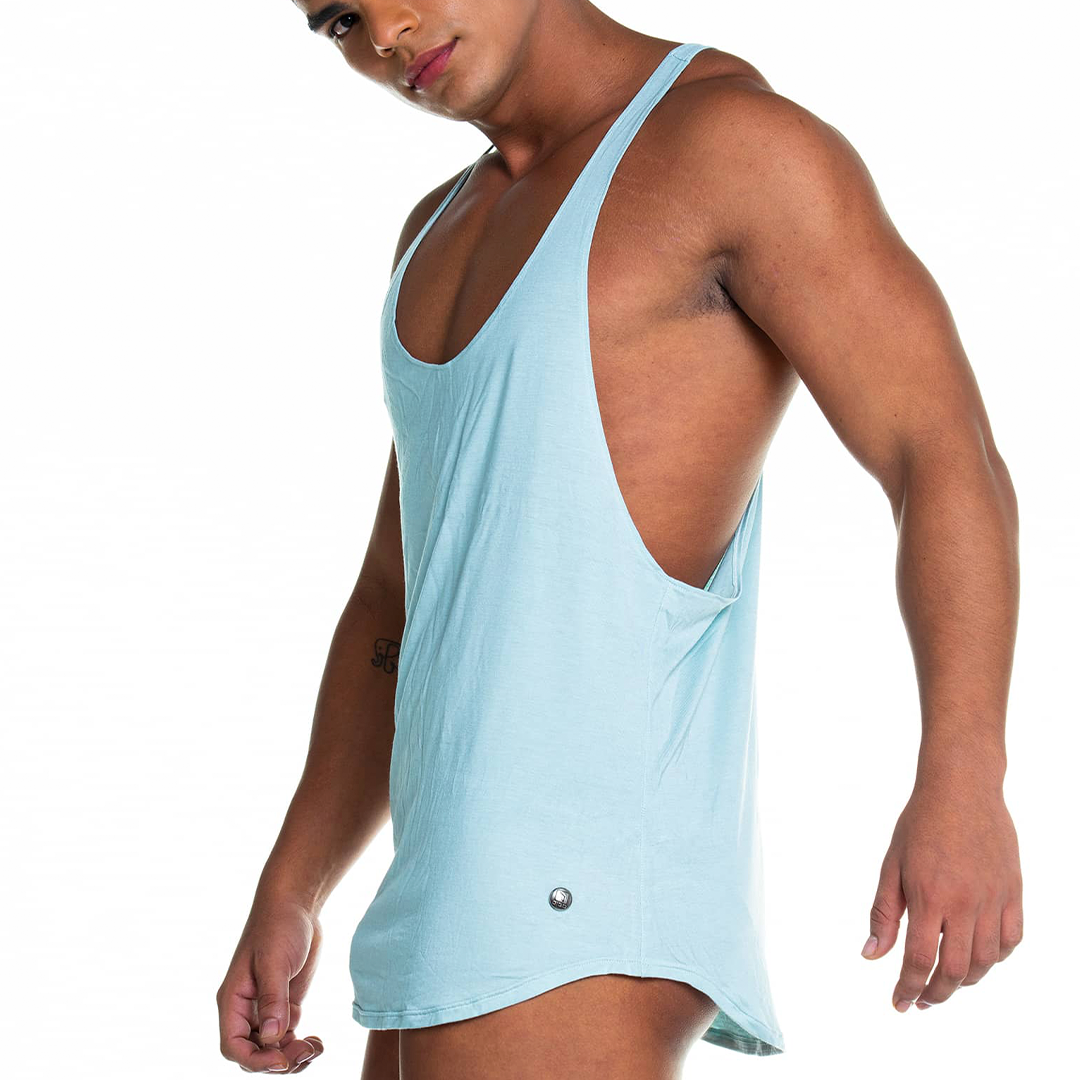 Forever Blue Ligth Tank vista posterior de Gigo Underwear