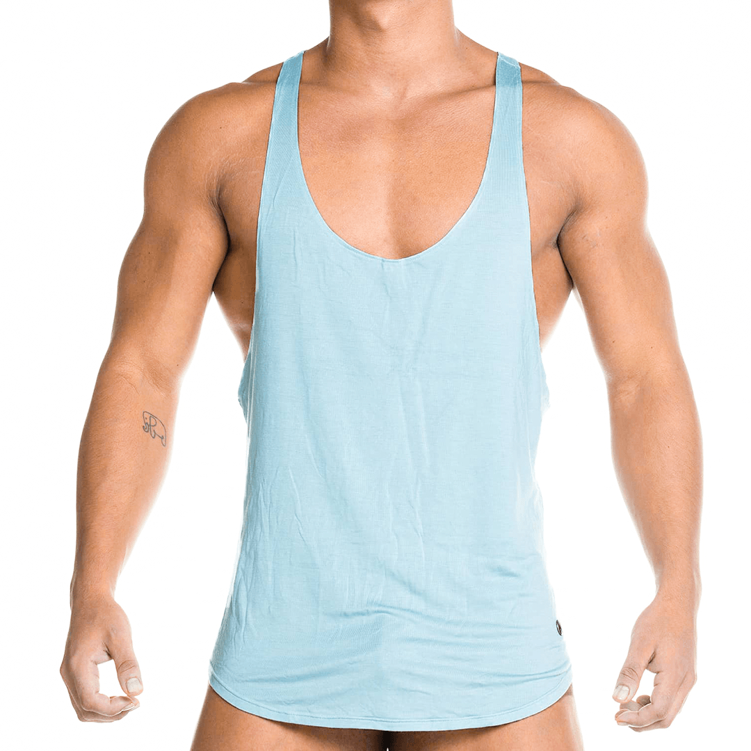 FOREVER BLUE LIGTH TANK - Gigo Underwear Colombia