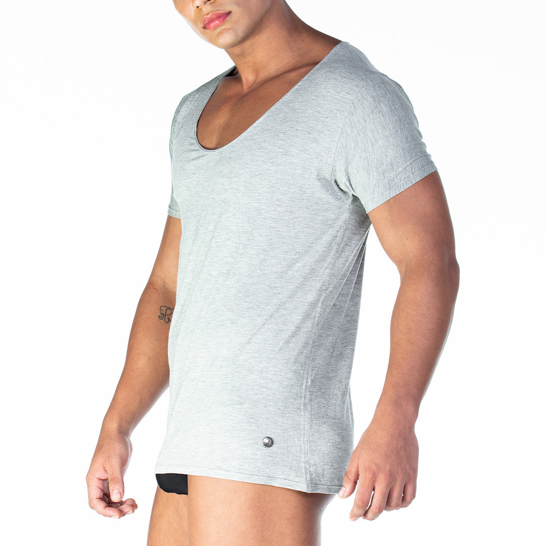 Forever Gray Tshirt vista posterior de Gigo Underwear