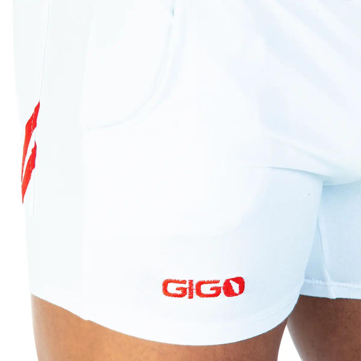 FOREVER WHITE RED SHORT - Gigo Underwear Colombia
