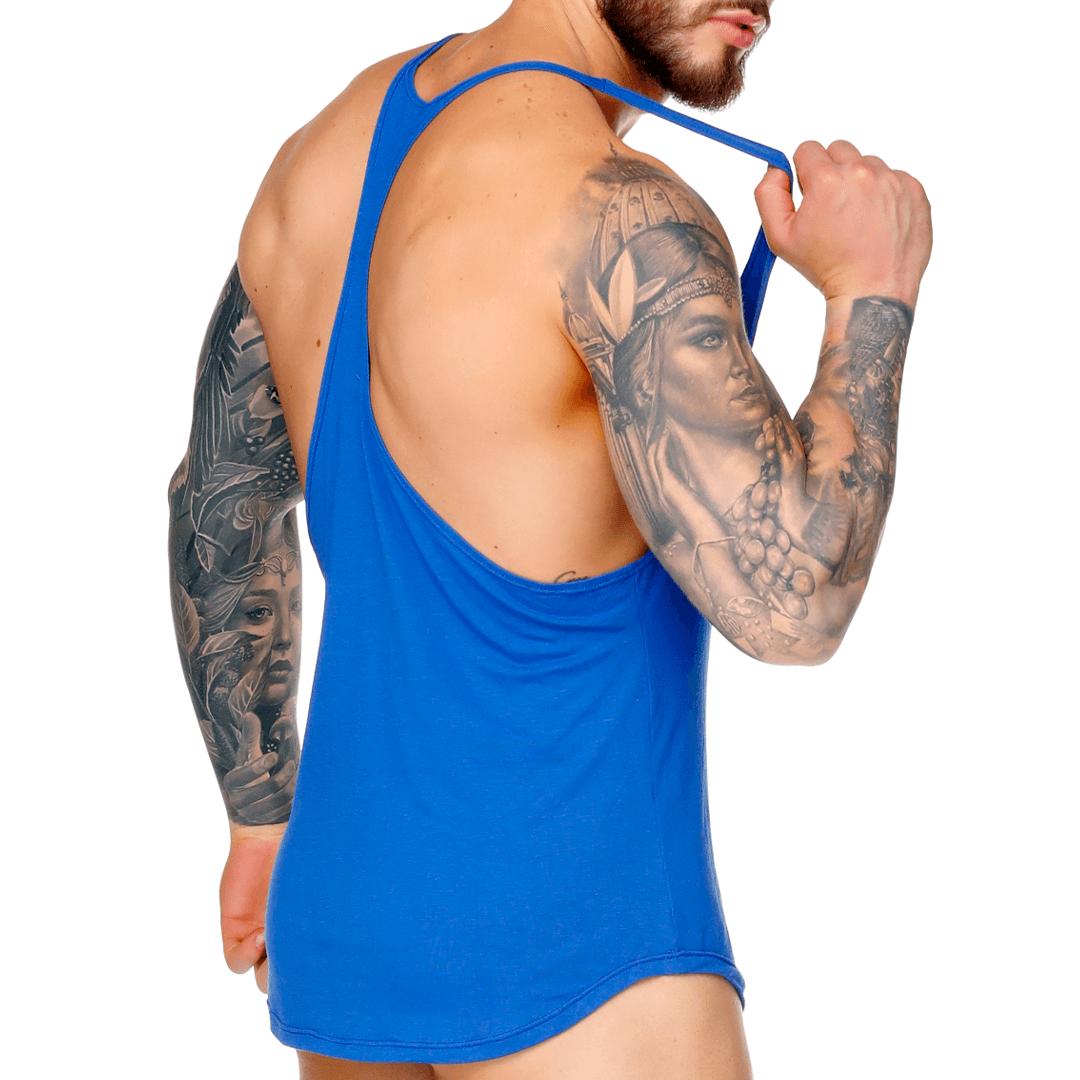 FOREVER KING BLUE TANK - Gigo Underwear Colombia
