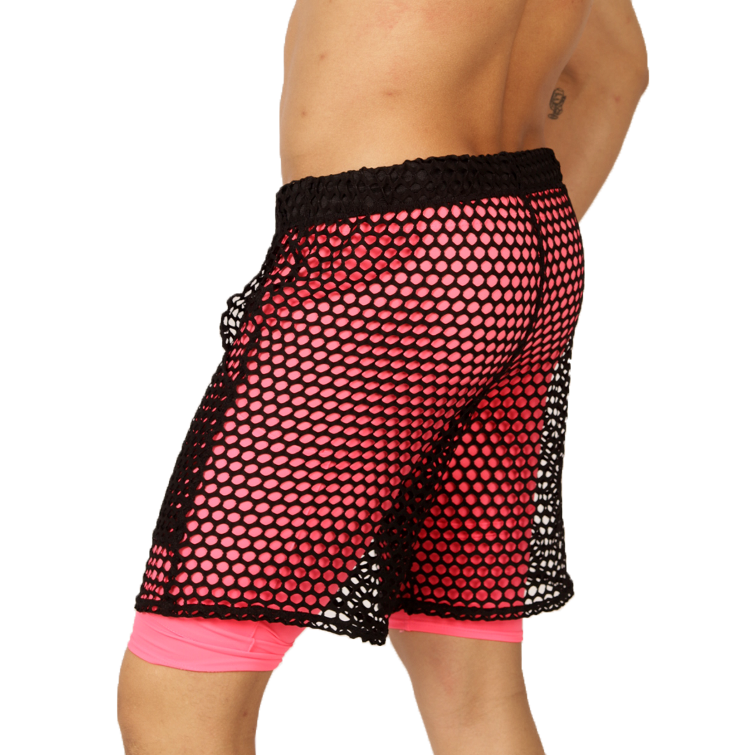 FRESH FUCHSIA SHORT - Brief Masculino Audaz con Pretina Contraste